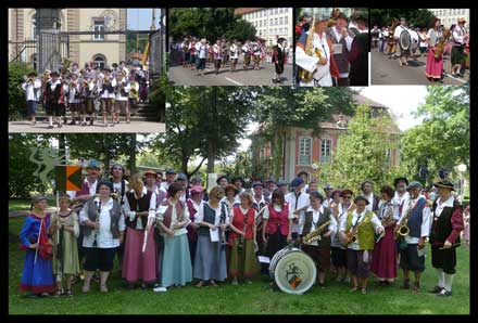 AGV Umzug in historischen Gewändern