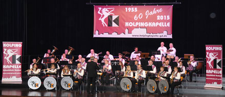 Auftritt Kolpingkapelle Schwäbisch Gmünd Konzert 60 Jahre