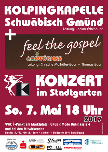 Plakat zum Frühlingskonzert