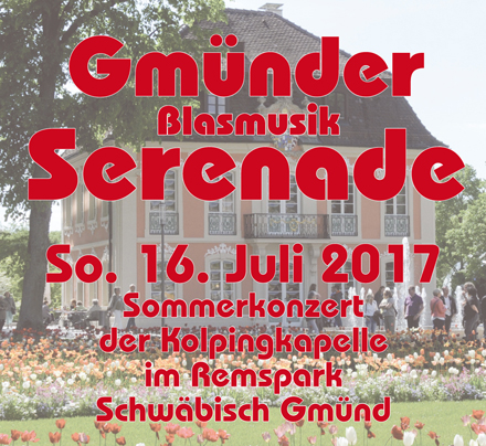 Plakat zum Sommerkonzert